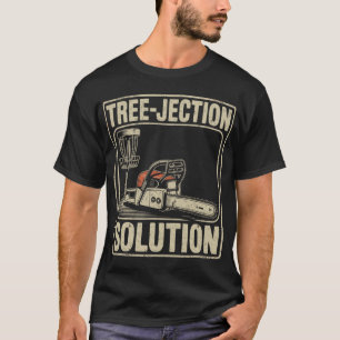 Tree-jection Solution Funny Disc Golf _4 T-Shirt