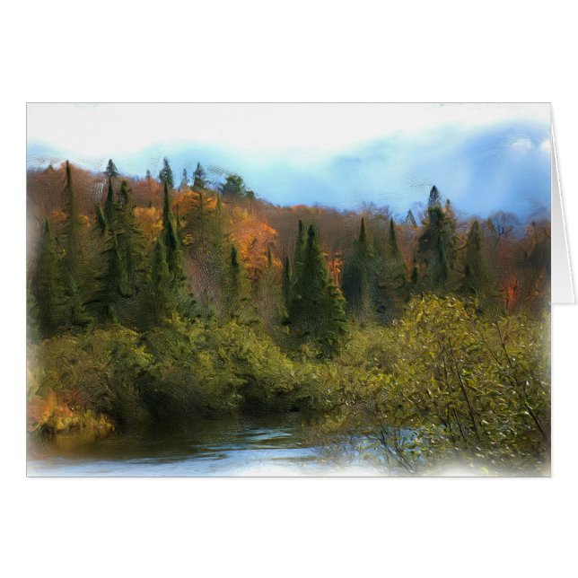 Tree Landscape Autumn Glow (Front Horizontal)