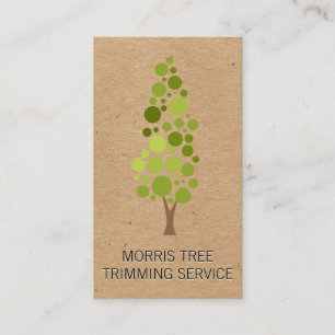 Tree Landscaping Gardener Business Card