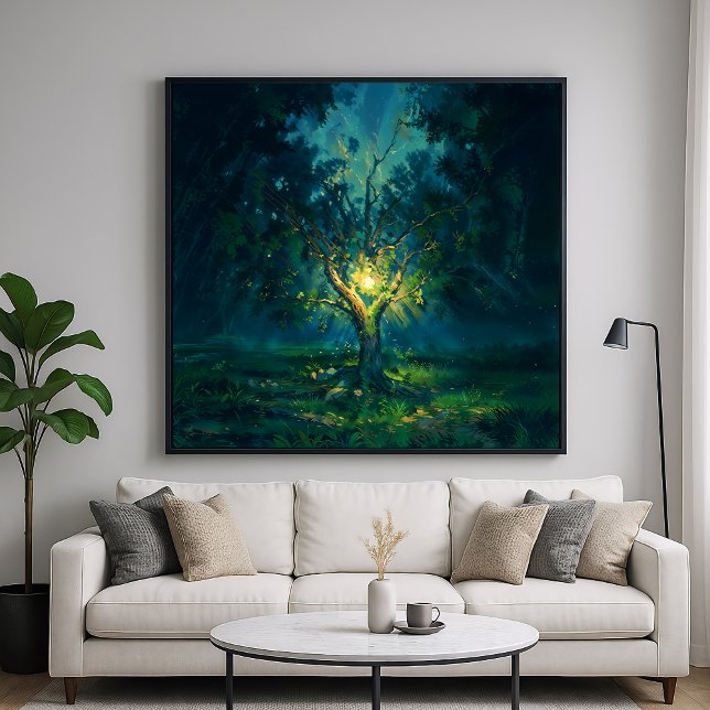 Tree Lantern - Impressionistic Style Nature Art Poster (Creator Uploaded)
