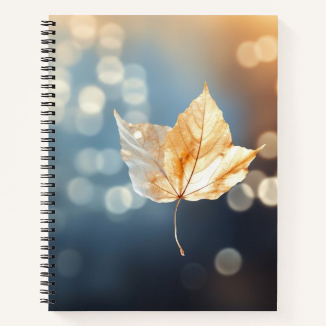 Tree Leaf Forest Nature Serene Tranquil  Notebook (Front)