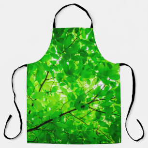 Tree leaf twig texture pattern apron