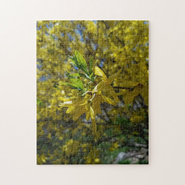 tree leafs green jigsaw puzzle (Vertical)