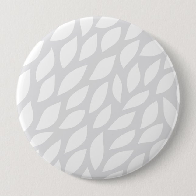 tree leave 10 cm round badge (Front)