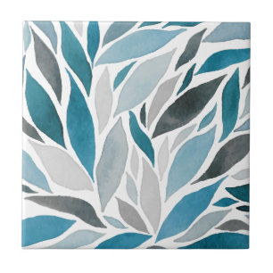 tree leaves ceramic tile