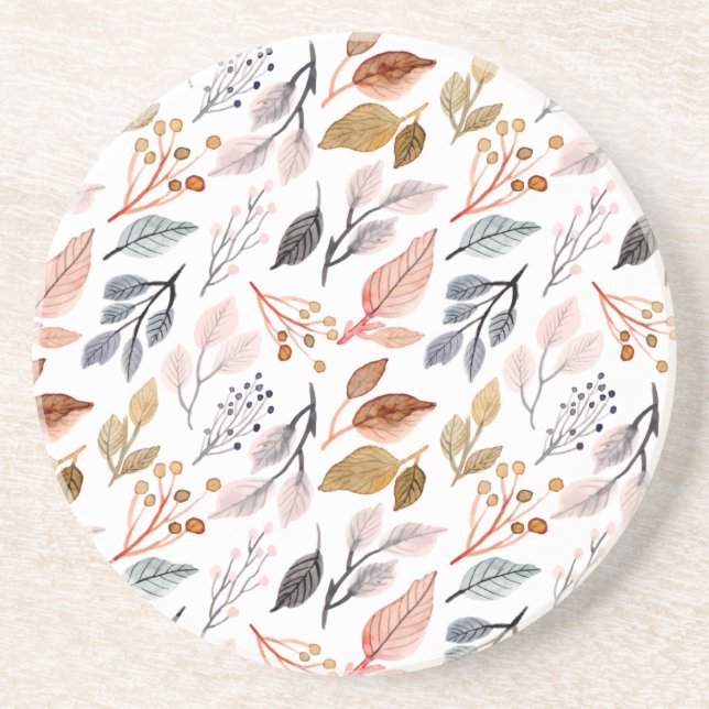 tree leaves coaster (Front)
