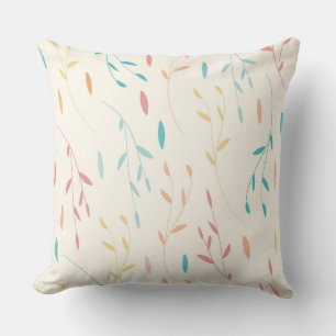 tree leaves cushion