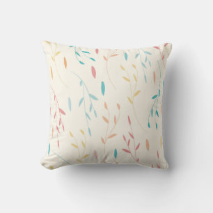 tree leaves cushion