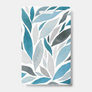 tree leaves ID badge