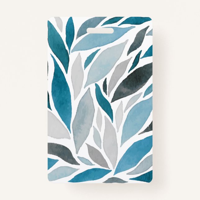 tree leaves ID badge (Back)