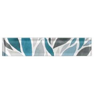 tree leaves nameplate