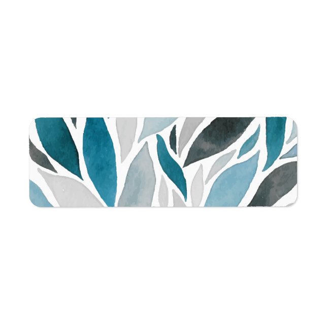 tree leaves return address label (Front)