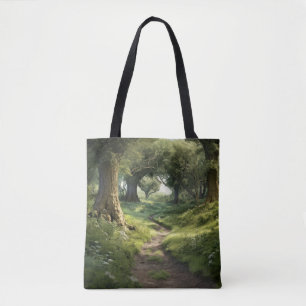 Tree Life Enchanting Tranquil Nature Tote Bag