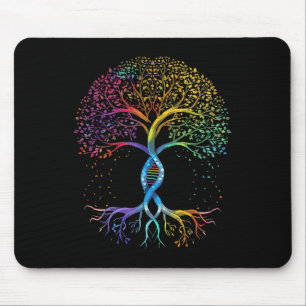 Tree Life Rainbow Lgbt Cool Gay Pride Flag Ally  Mouse Pad