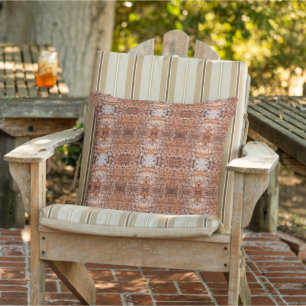 Tree Log Cutaway Photo Mixed Media Repeat Pattern Cushion