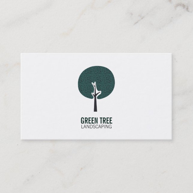 Tree Logo Business Card (Front)