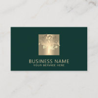 Tree Logo Modern Green & Gold Professional
