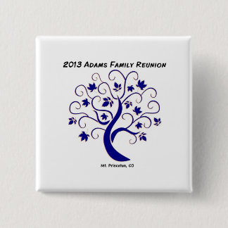 Tree name tag 15 cm square badge