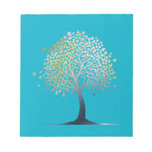 Tree Nature Environment Life Silhouette Style Notepad