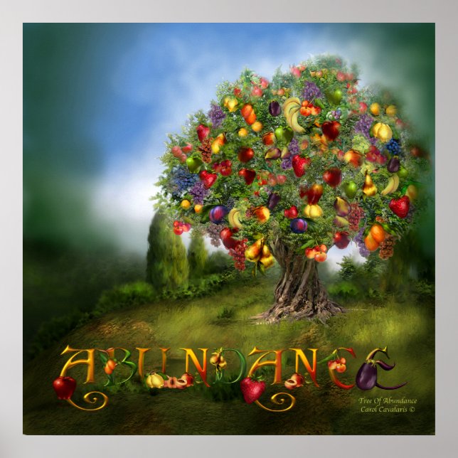 Tree Of Abundance Art Poster/Print Poster (Front)