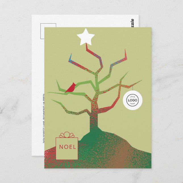 Tree of Art Corporate Christmas Postcard (Front/Back)