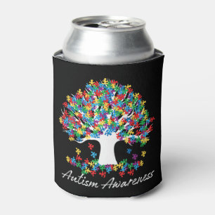 Tree Of Autism Awareness Month Life ASD Men women Can Cooler