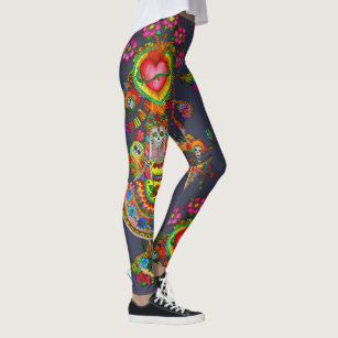 Tree of Dead Tattoo Design Leggings