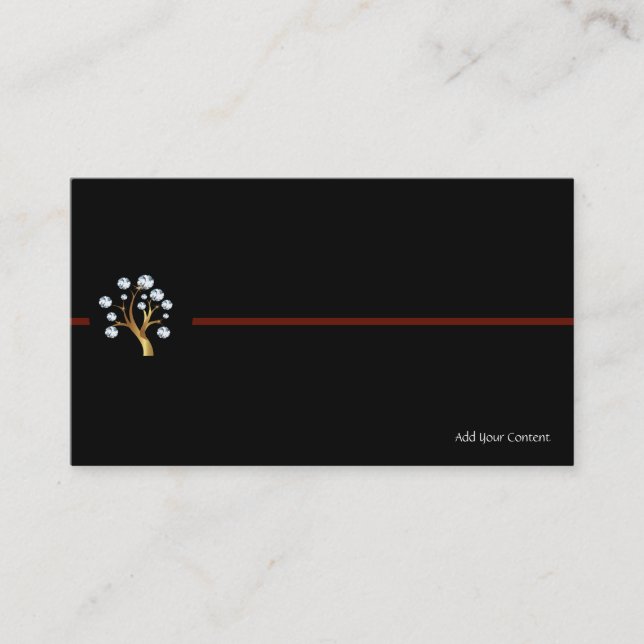 Tree of Diamonds Business Card Logo (Front)