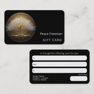 Tree of Eternal Light Tree of Life Design Business Card
