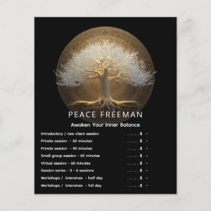 Tree of Eternal Light   Tree of Life Design Flyer