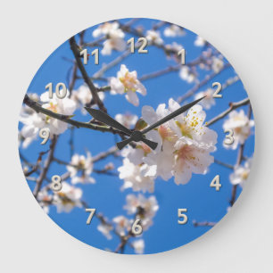 Tree of Flowers wall clock