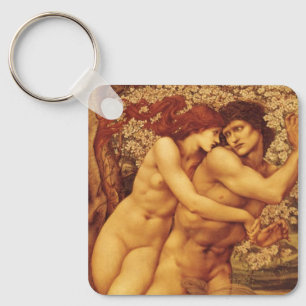 Tree of Forgiveness, Sir Edward Coley Burne-Jones Key Ring
