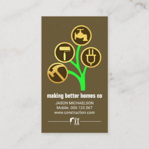 Tree Of Gold Handyman Tools Business Card