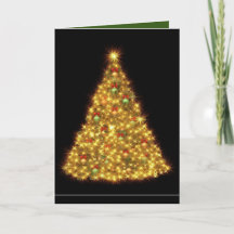 Tree of Gold Holiday Card