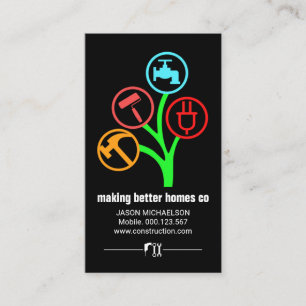 Tree Of Handyman Tools Business Card