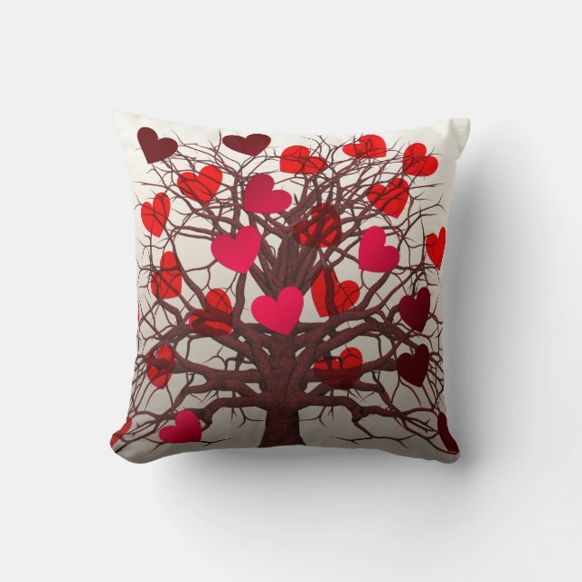 Tree of Hearts Cushion (Front)