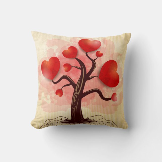 Tree of Hearts Cushion (Front)