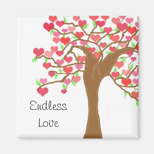 Tree of Hearts Endless Love Magnet