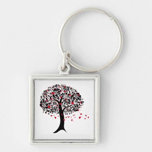 Tree of Hearts Key Ring (Front)