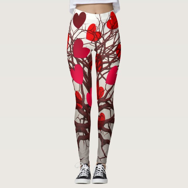 Tree of Hearts Leggings (Front)