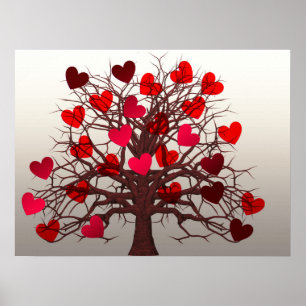 Tree Of Hearts Poster