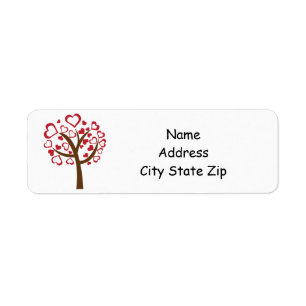 **TREE OF HEARTS** RETURN ADDRESS LABEL