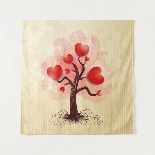 Tree of Hearts Tapestry (Front)