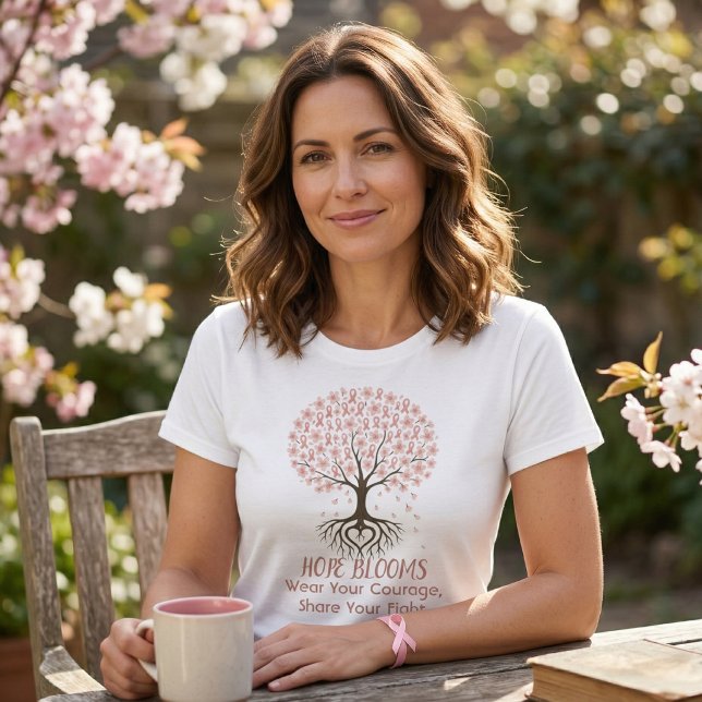 Tree of Hope Breast Cancer Awareness T-Shirt (Creator Uploaded)