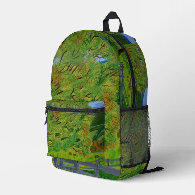 Tree of Joy backpack  (Back Corner Right)