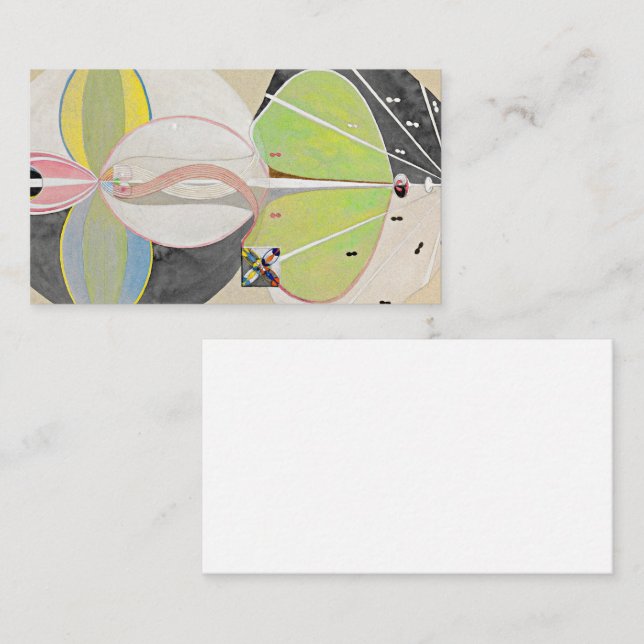 Tree of Knowledge, No.2, 1915 by Hilma af Klint Business Card (Front/Back)