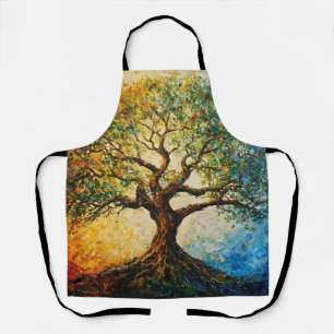 Tree of Knowledge - Oil Painting Apron