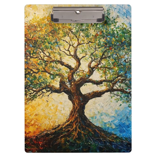 Tree of Knowledge - Oil Painting Clipboard (Front)