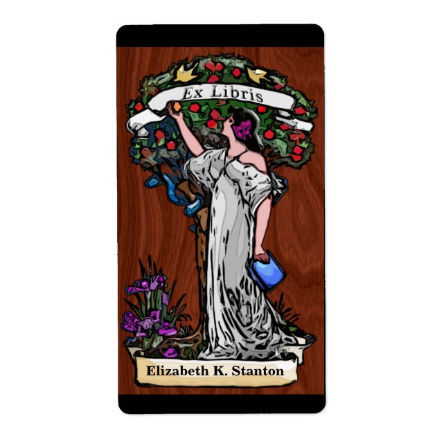 Tree of Knowledge Personalised Bookplate (Front)