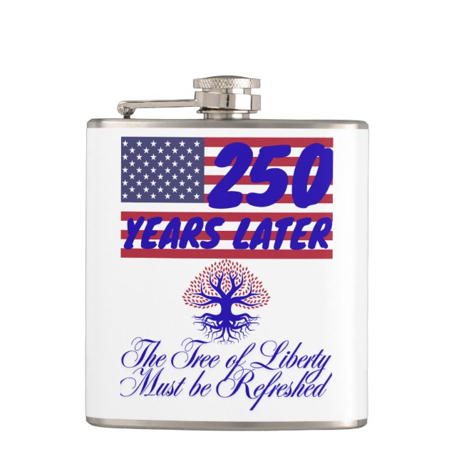 Tree of Liberty Flask (Front)